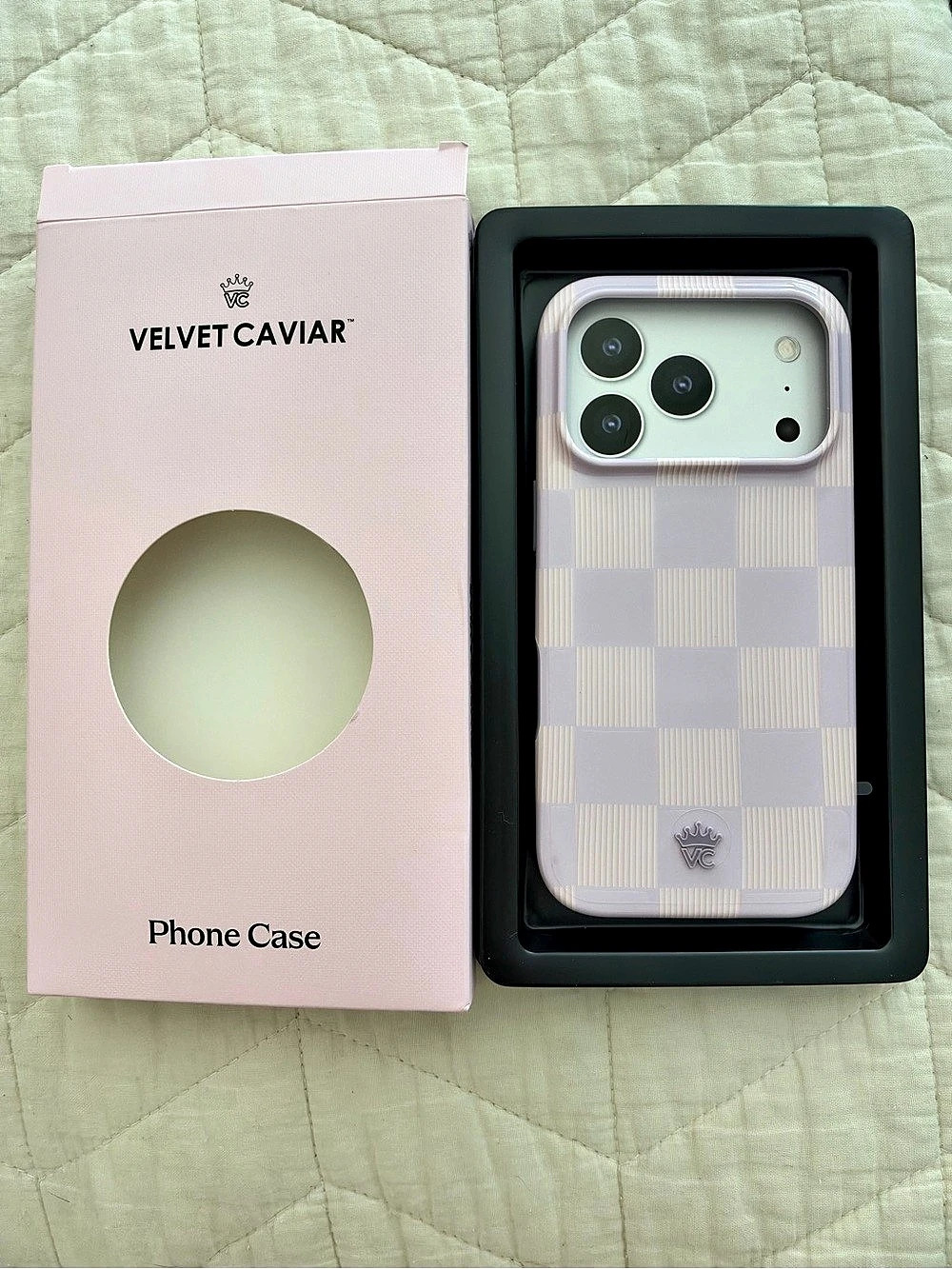 Velvet Caviar iPhone 17 pro case